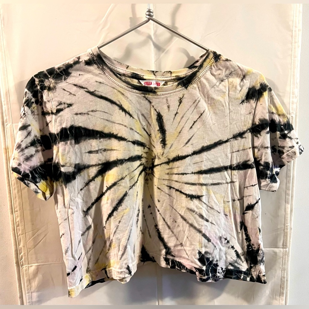 Stella Tweed/ used condition women’s tie dye crop top/ Sz Large
